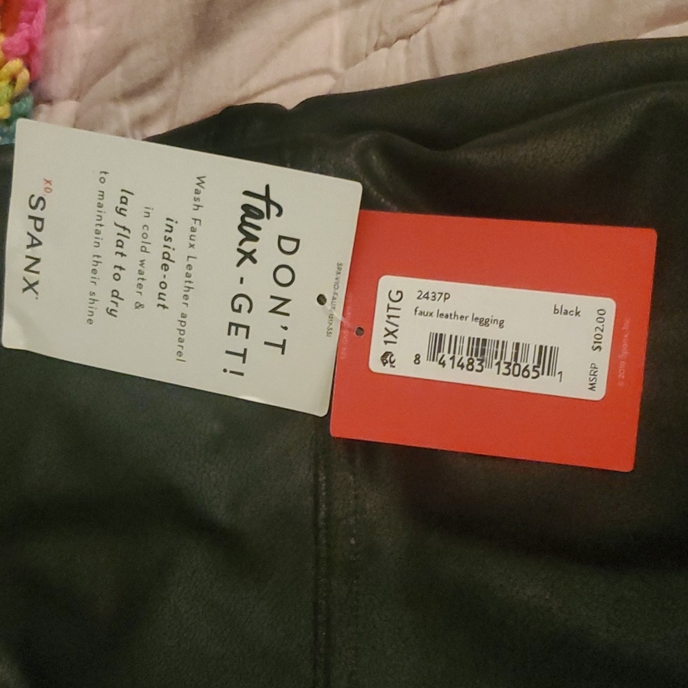 Spanx  faux leather legging